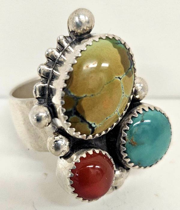 Tibetan Turquoise Ring No. R6