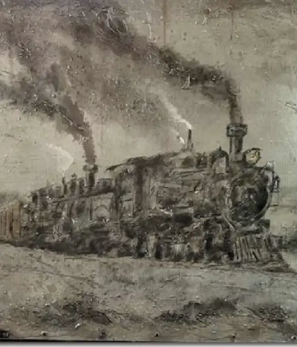 Trevor Mezak, TM Westward 36 X 60 mixed media