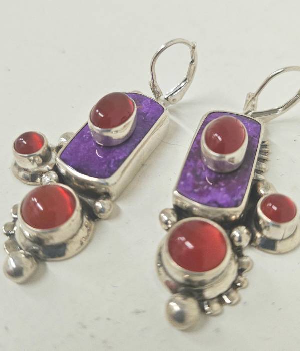 Sugilite with Carnelian E1