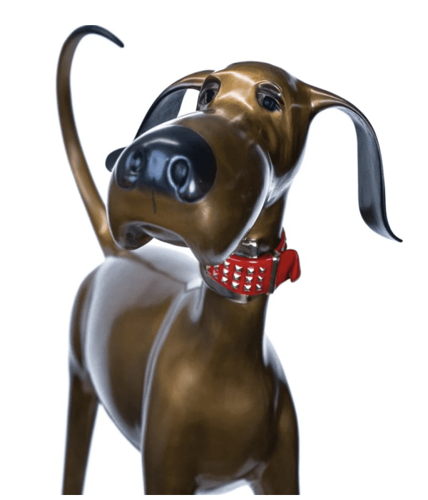 Stretched, AP with painted collar
